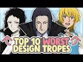 Top 10 WORST Character Design Tropes And I Draw Them All SPEEDPAINT COMMENTARY