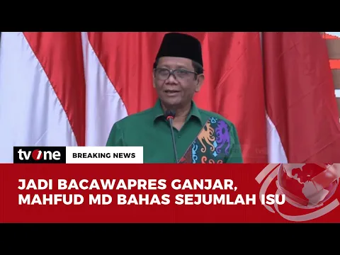 Mahfud MD: Saya Bersama Ganjar akan Melanjutkan Upaya Indonesia Emas