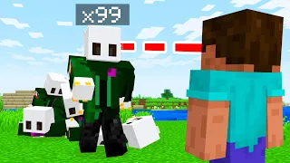 MINECRAFT pero TODO lo que VEMOS se DUPLICA