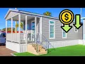 This SMALL mobile home is VERY COOL SUPER CHEAP Prefab House Tour