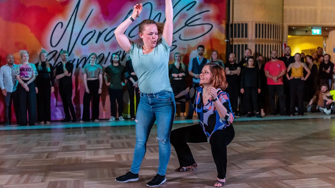 Charlotte Mennetrey & Matleena Haapalainen - Advanced Jack&Jill - Nordic WCS Championships 2022