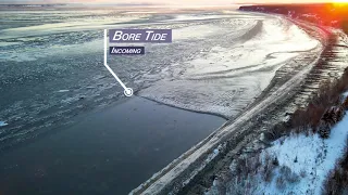 Alaska Bore Tide Captured by Mavic Air2