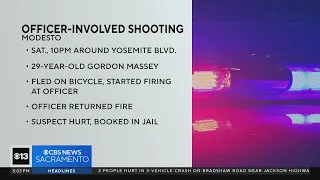 Suspect arrested after officer-involved shooting in Modesto
