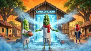 🥶 करेला ने खोला ठंडा होटल! पूरा गांव हैरान 😱 | Emotional Vegetable Story