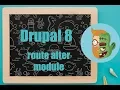 Route alter from a custom module and event subscriber