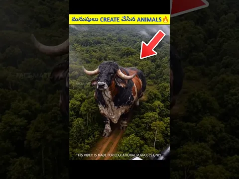 Top 2 Amazing Animals 🔥|#telugu #shorts #telugufacts
