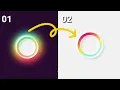 Neumorphism Gradient Loader Ring Animation Effects using Html CSS Light Version