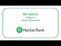 HackerRank 101 Hack 55 Problem 3 - Tower Construction