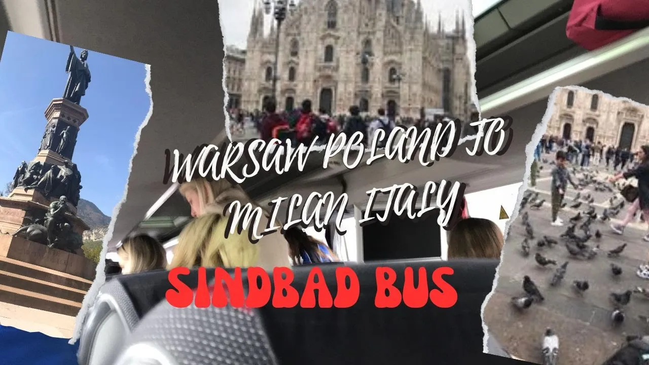 Travel From Warsaw, Poland To Milan, Italy by bus! See The World With Sindbad! #poland Travel From Warsaw, Poland To Milan, Italy by bus! See The World With Sindbad! #poland