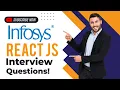 Infosys React JS Developer Interview Questions 3 Years Experience 2024 Comprehensive Guide