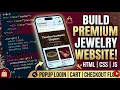 How to Create a Premium E-commerce Website using HTML CSS JS Kashmiri Jewelry Store