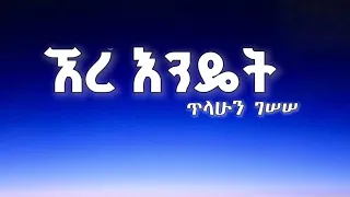 Ethiopian Music Tilahun Gesese Ere Endet ጥላሁን ገሠሠ ኧረ እንዴት Lyrics Video 