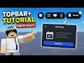 How To Make A Event Notify Button With Topbar in Roblox Studio