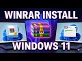 How To Download and Install WinRAR in Windows 11 Extract ZIP RAR Files