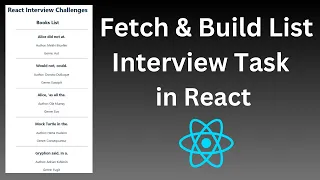 The Most Common React Interview Coding Question Fetch and Display Data