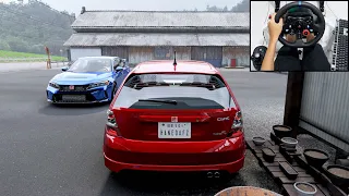 Honda Civic Type R EP3 & Honda Civic Type R FL5 - Forza Horizon 6 | Logitech g29 gameplay