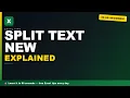 TEXTSPLIT Formula Split Text Into Rows Columns 2024