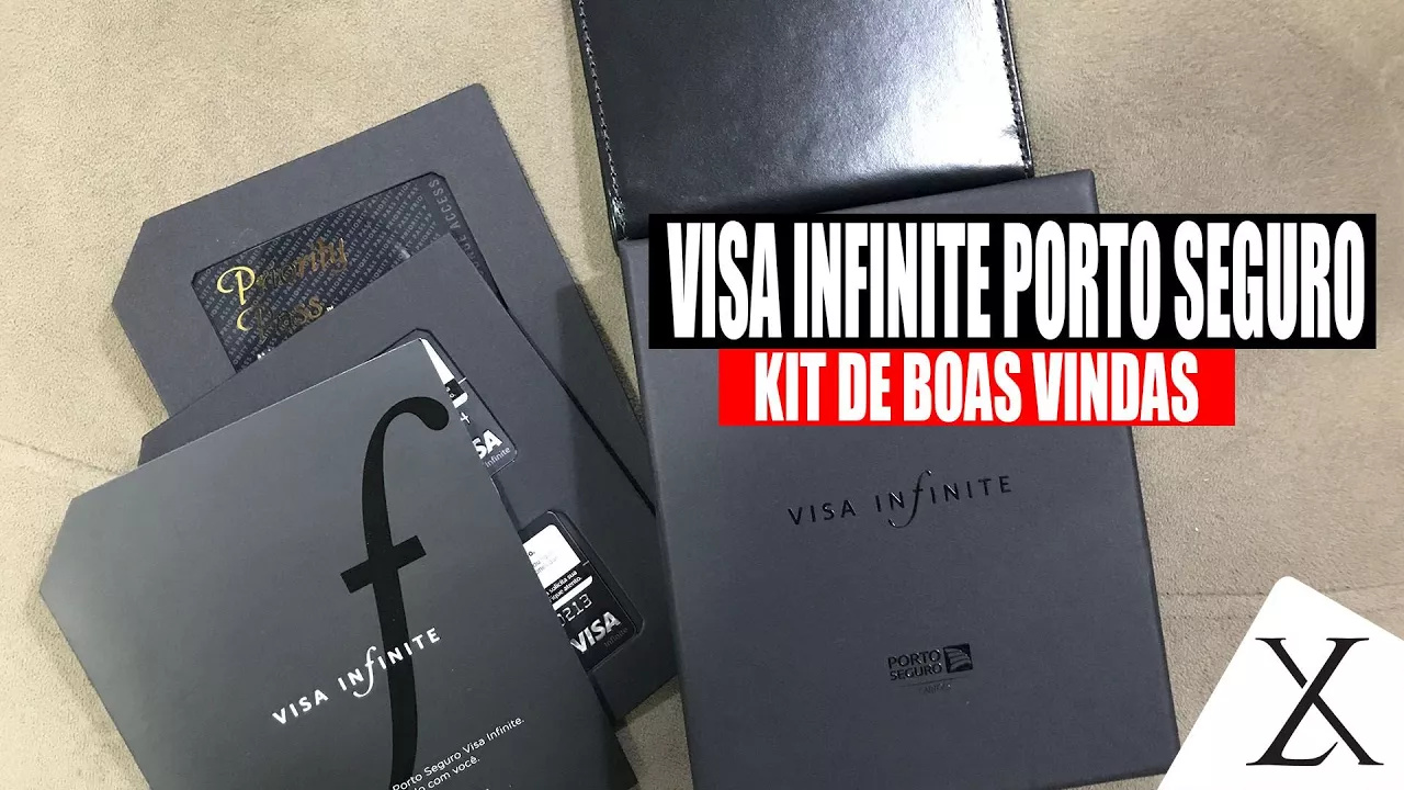 KIT DE BOAS VINDAS PORTO SEGURO VISA INFINITE CARTÃO DE CRÉDITO PORTO SEGURO PIMENTA LINDA