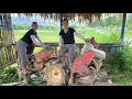 Download Lagu The girl repaired and started the old plow, the awakening of the plow after a long time did not work