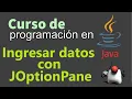 Java Course from Scratch Entering Data Option Panel 12