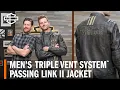 Harley-Davidson Men s H-D Triple Vent Passing Link II Leather Motorcycle Jacket Overview