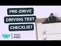 Pre Drive Checklist for Driving Test What to Know Before Your DMV Test