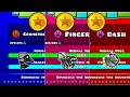 Download Lagu geometrical dominator, fingerdash, y dash 100% 3 coins