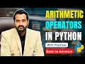Arithmetic Operators in Python Explained Python Tutorial for Beginners Python Programming