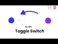 How to Create a Custom Toggle Switch with HTML CSS JavaScript
