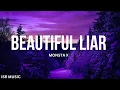 Download Lagu Monsta x Beautiful Liar (Romanized) Lyrics
