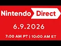 Nintendo Direct 6 9 2026 LIVE REACTION