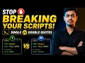 11 7 Master Single vs Double Quotes in Bash Scripting DevOps