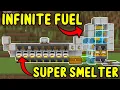ULTIMATE SUPER SMELTER Minecraft Bedrock 1 21
