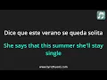 Bad Bunny - Neverita Lyrics English Translation - Dual Lyrics English and Spanish - Subtitles