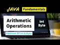 Arithmetic Operations In INT And BYTE Programs Core Java Programs with Output