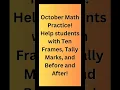 Fun October Math Worksheets for Kids Count Draw and Learn with Fall-Themed Activities