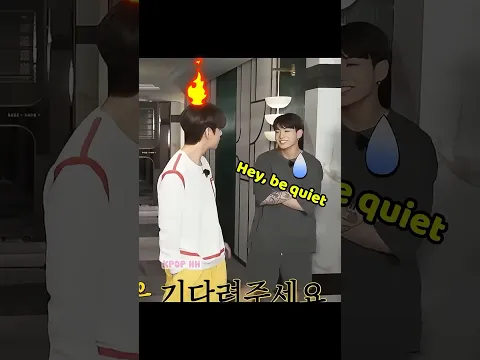 Jungkook’s Reaction When Taehyung Scolding Him to Be Quiet 😂 #BTS #Shorts #jungkook