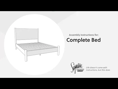 Cadmori - Upholstered Panel Bed