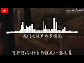 张紫豪 - 可不可以 (抖音热搜版) 1.1x『只是刚好情窦初开遇到你，不希望我的未来不是你 只愿意和你永远不分离。』【動態歌詞】♪