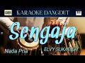 Lagu SENGAJA - ELVY SUKAESIH || KARAOKE DANGDUT || NADA PRIA 