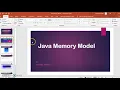 Java Memory Model Tutorial 1
