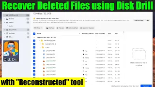 Recover Deleted Files using Disk Drill
