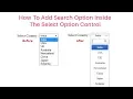dropdown autocomplete search autocomplete select option jquery javascript