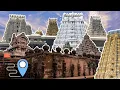 Visual map guide to all famous Kanchipuram temples