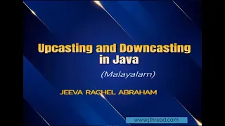 Upcasting and Downcasting in Java Malayalam