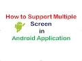 to Support Multiple Screen in Android ShoutCafe com