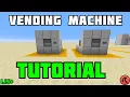 Easy vending machine tutorial Minecraft 1 15