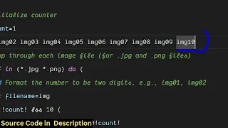 FFMPEG Batch Processing Script to Rename All Files in Directory With a Glob or Pattern in Terminal