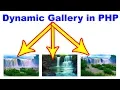 25 How to make create dynamic gallery in PHP PHP Tutorial for beginners