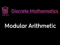 Discrete Mathematics Modular Arithmetic